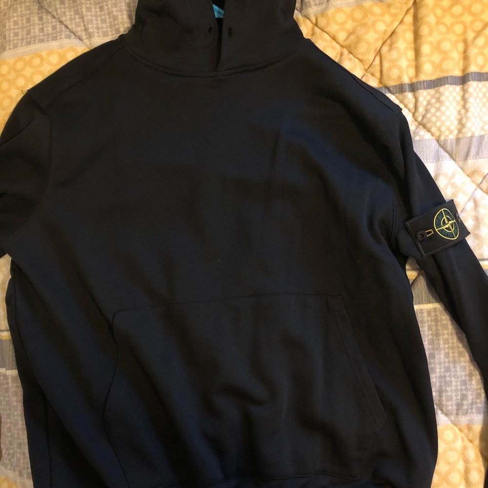 Stone island hoodie black sz xxl